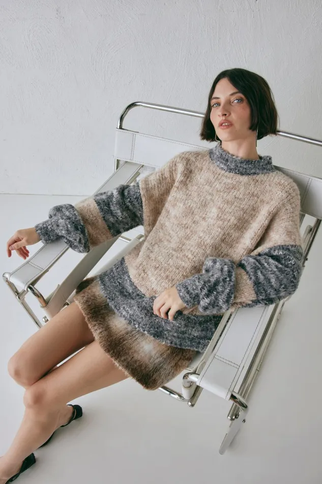 VRG GRL JumpersSweaters Alys Knit Jumper Marle 8211 Women