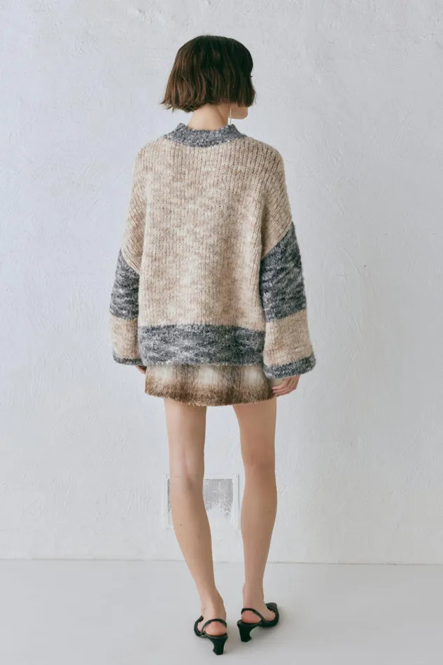 VRG GRL JumpersSweaters Alys Knit Jumper Marle 8211 Women VRG GRL JumpersSweaters Alys Knit Jumper Marle 8211 Women