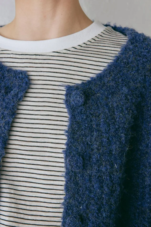VRG GRL JumpersSweaters Lacy Knit Cardigan Marle 8211 Women VRG GRL JumpersSweaters Lacy Knit Cardigan Marle 8211 Women