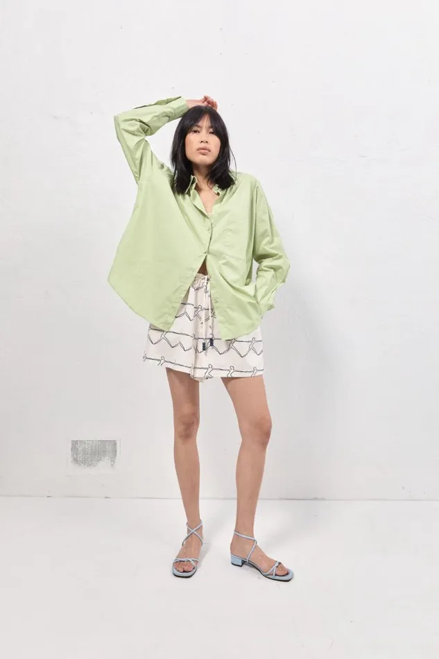 VRG GRL Long Sleeve Hanna Shirt Mint 8211 Women VRG GRL Long Sleeve Hanna Shirt Mint 8211 Women