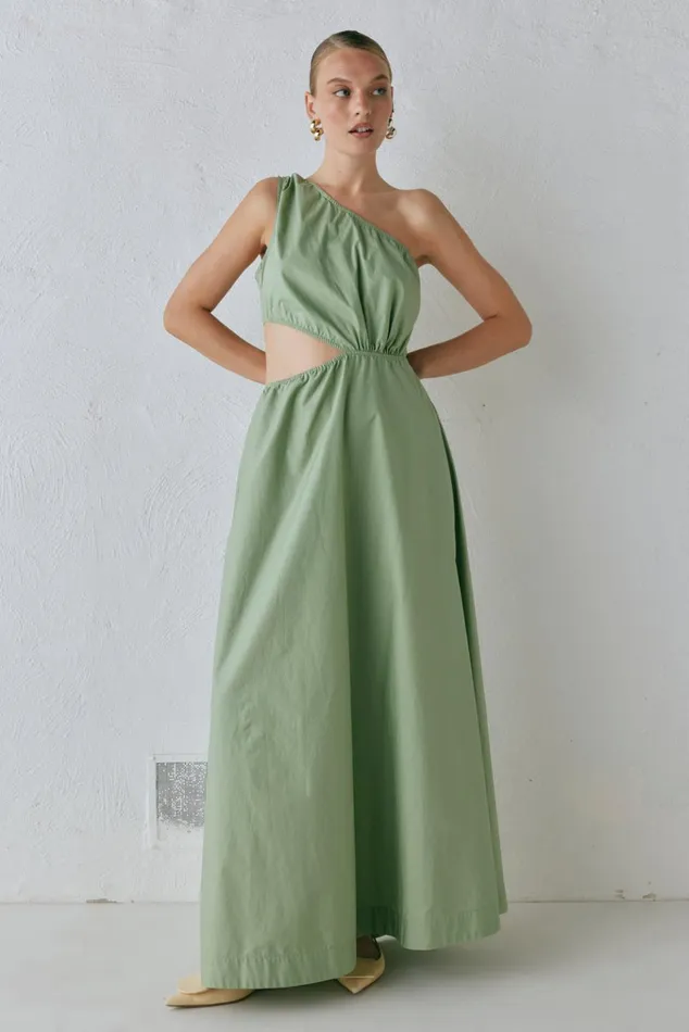 VRG GRL MidiMaxi Dresses Daisy Maxi Dress Sage 8211 Women