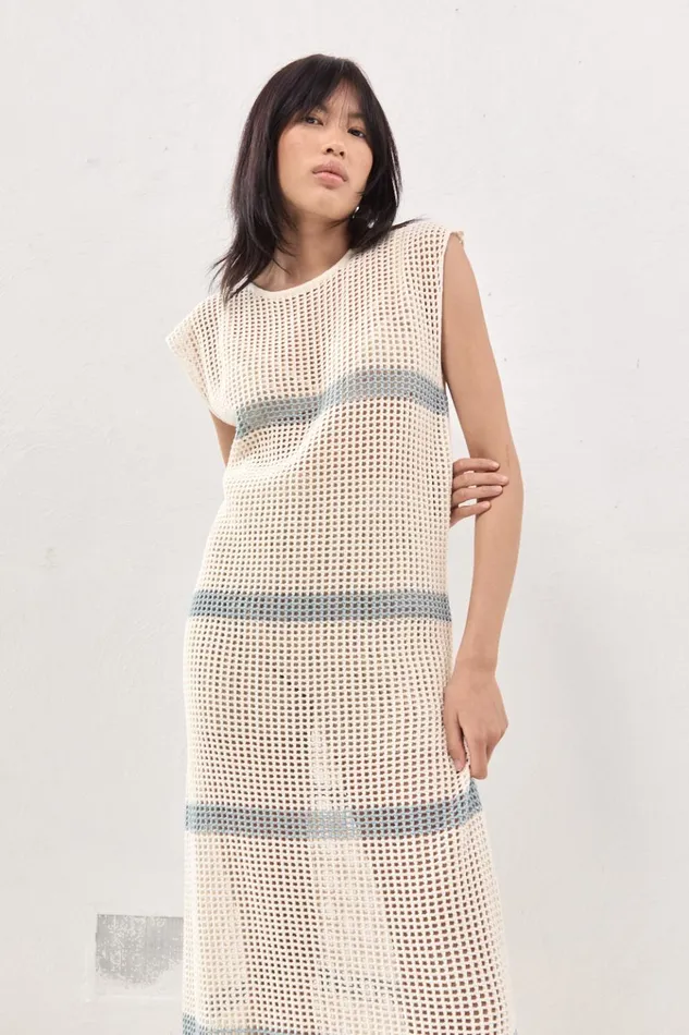 VRG GRL MidiMaxi Dresses Elea Knit Maxi Dress Stripe 8211 Women VRG GRL MidiMaxi Dresses Elea Knit Maxi Dress Stripe 8211 Women