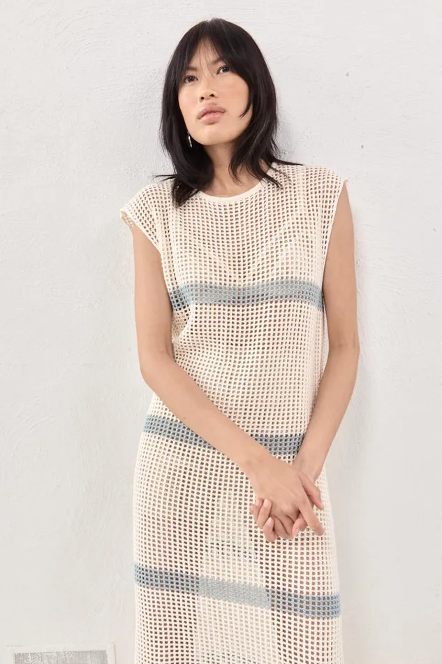 VRG GRL MidiMaxi Dresses Elea Knit Maxi Dress Stripe 8211 Women VRG GRL MidiMaxi Dresses Elea Knit Maxi Dress Stripe 8211 Women