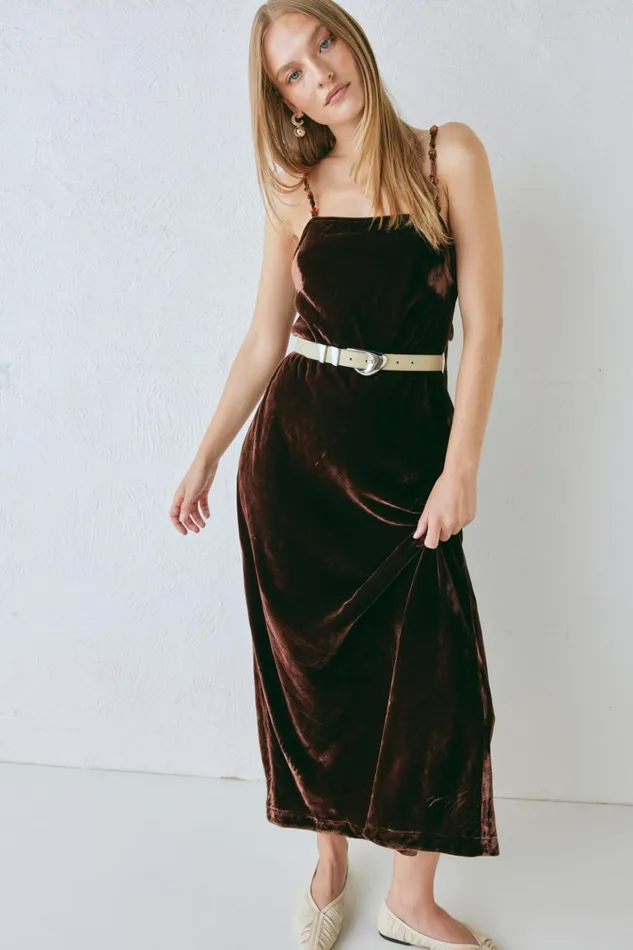 VRG GRL MidiMaxi Dresses Jade Midi Dress Coffee 8211 Women