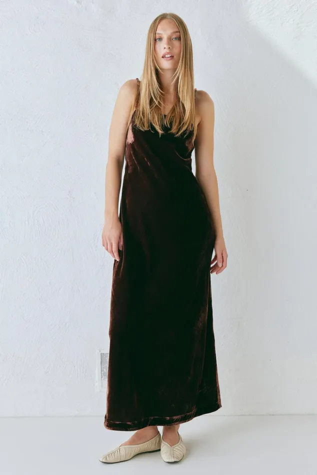 VRG GRL MidiMaxi Dresses Jade Midi Dress Coffee 8211 Women VRG GRL MidiMaxi Dresses Jade Midi Dress Coffee 8211 Women