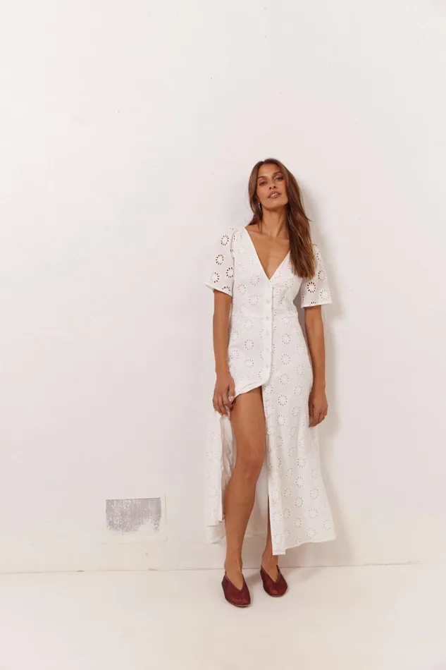 VRG GRL MidiMaxi Dresses Maisie Midi Dress Anglaise 8211 Women VRG GRL MidiMaxi Dresses Maisie Midi Dress Anglaise 8211 Women