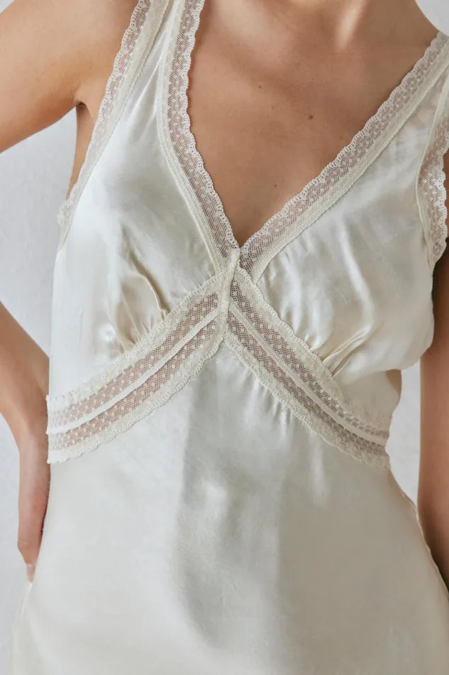 VRG GRL MidiMaxi Dresses Meet Me On The Dance Floor Bias Cut Maxi Dress Cream 8211 Women VRG GRL MidiMaxi Dresses Meet Me On The Dance Floor Bias Cut Maxi Dress Cream 8211 Women