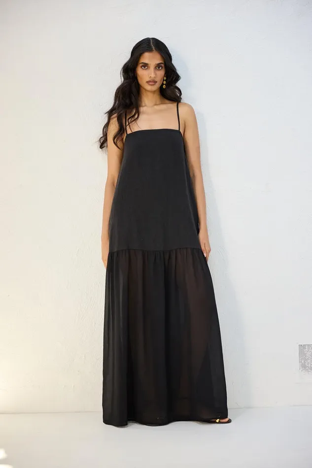 VRG GRL MidiMaxi Dresses Nora Maxi Dress Black 8211 Women VRG GRL MidiMaxi Dresses Nora Maxi Dress Black 8211 Women