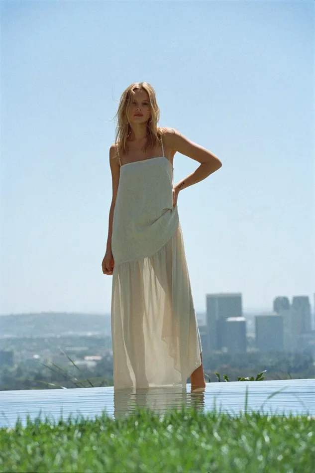 VRG GRL MidiMaxi Dresses Nora Maxi Dress Natural 8211 Women