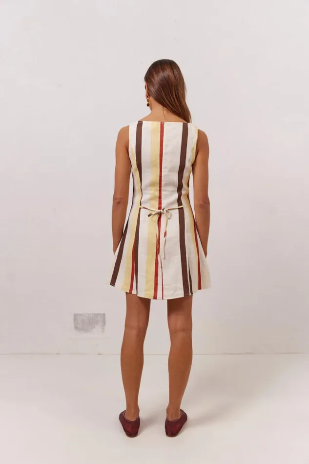 VRG GRL Mini Dresses Chloe Linen Mini Dress Ace 8211 Women VRG GRL Mini Dresses Chloe Linen Mini Dress Ace 8211 Women