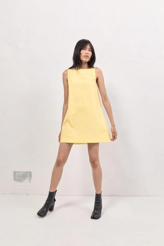 VRG GRL Mini Dresses Tulli Mini Dress Lemon 8211 Women