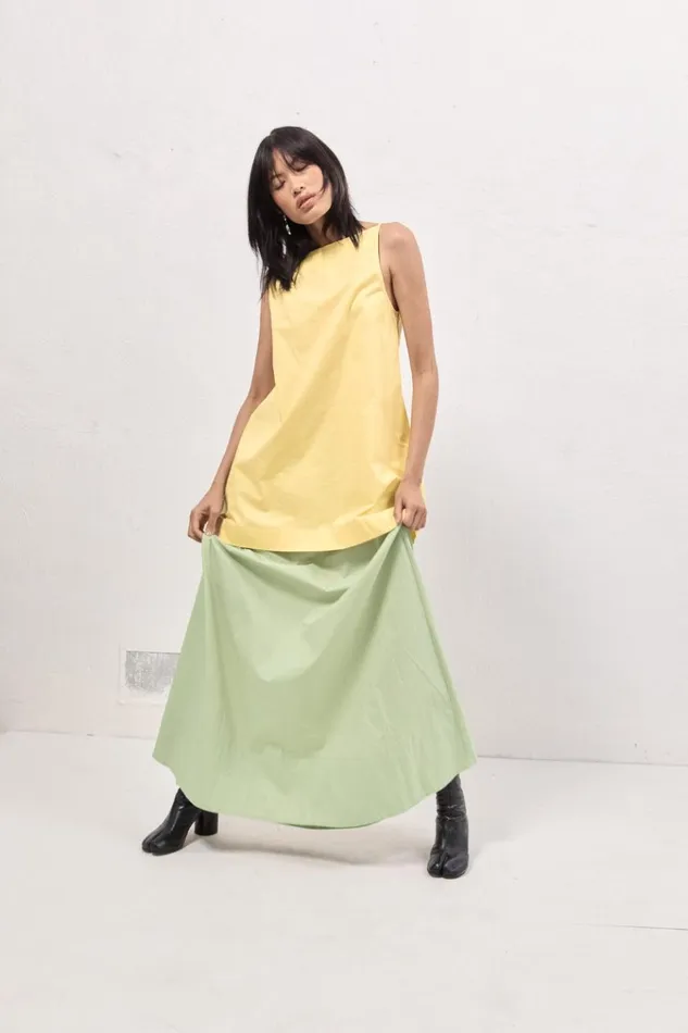 VRG GRL Mini Dresses Tulli Mini Dress Lemon 8211 Women VRG GRL Mini Dresses Tulli Mini Dress Lemon 8211 Women