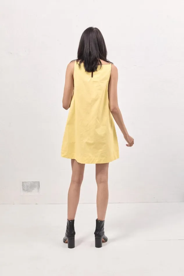 VRG GRL Mini Dresses Tulli Mini Dress Lemon 8211 Women VRG GRL Mini Dresses Tulli Mini Dress Lemon 8211 Women