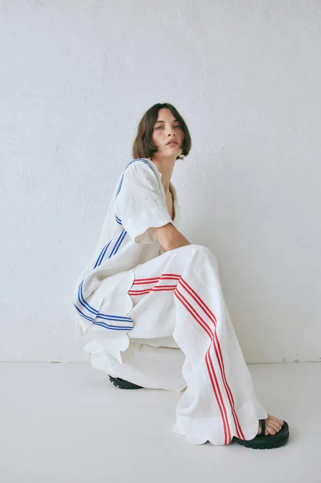 VRG GRL Pants Milahn Linen Pants Vienna 8211 Women VRG GRL Pants Milahn Linen Pants Vienna 8211 Women