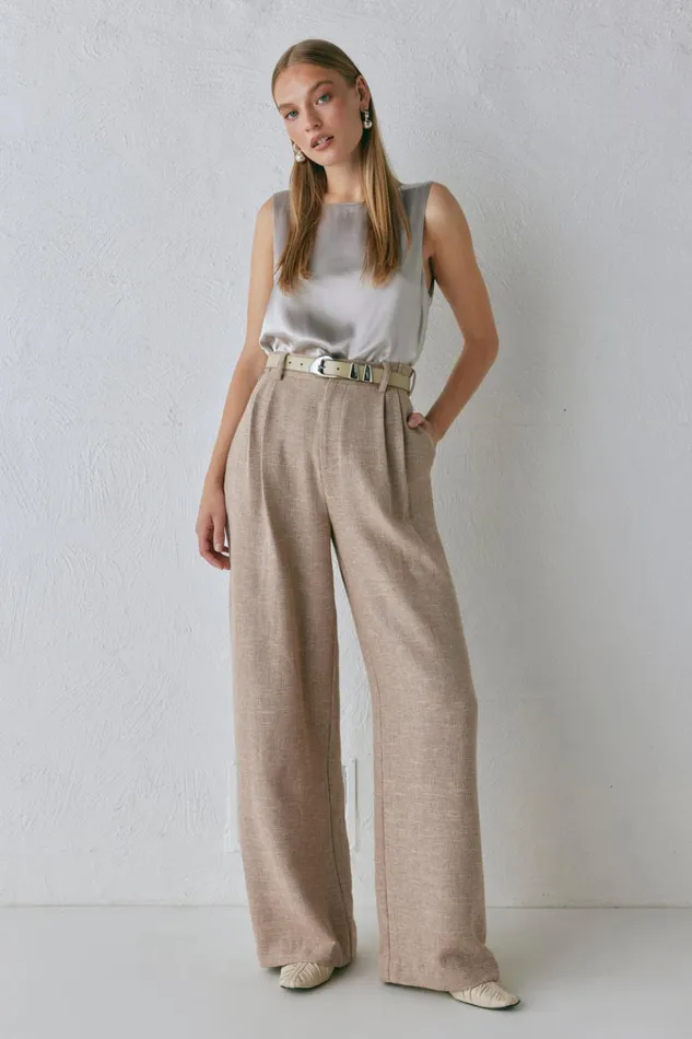 VRG GRL Pants Taite Pants Natural 8211 Women VRG GRL Pants Taite Pants Natural 8211 Women