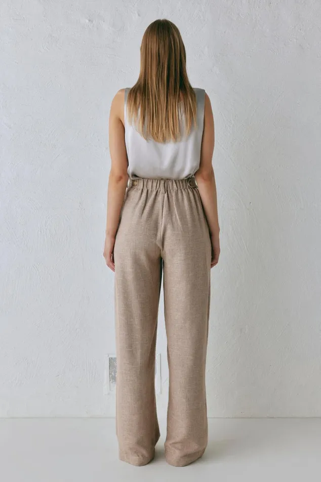 VRG GRL Pants Taite Pants Natural 8211 Women VRG GRL Pants Taite Pants Natural 8211 Women