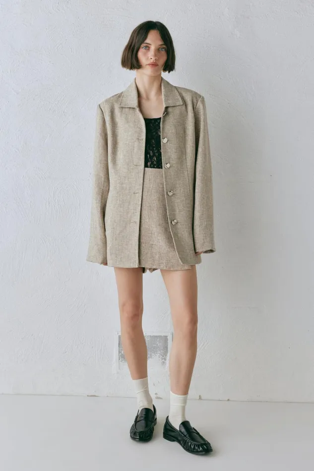 VRG GRL Sets Esti Jacket Wheat 8211 Women VRG GRL Sets Esti Jacket Wheat 8211 Women
