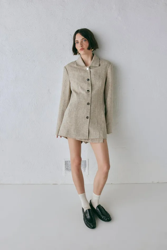 VRG GRL Sets Esti Jacket Wheat 8211 Women VRG GRL Sets Esti Jacket Wheat 8211 Women