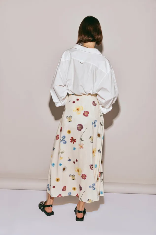 VRG GRL Sets Love Language Midi Skirt Floral 8211 Women VRG GRL Sets Love Language Midi Skirt Floral 8211 Women