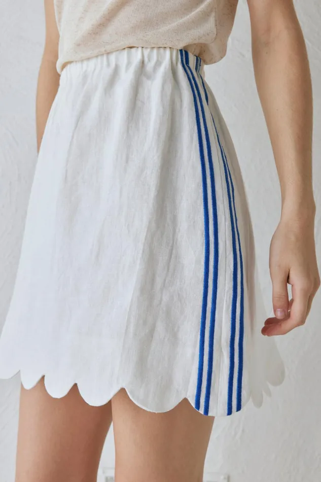VRG GRL Sets Nature Of Art Linen Mini Skirt Vienna 8211 Women VRG GRL Sets Nature Of Art Linen Mini Skirt Vienna 8211 Women