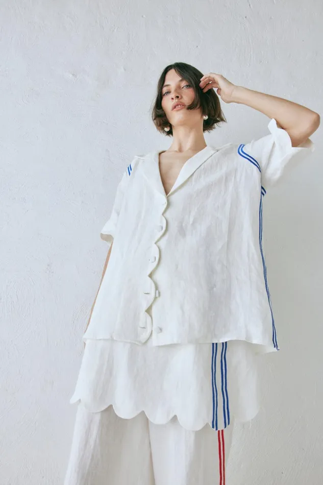 VRG GRL Sets Nature Of Art Linen Mini Skirt Vienna 8211 Women VRG GRL Sets Nature Of Art Linen Mini Skirt Vienna 8211 Women