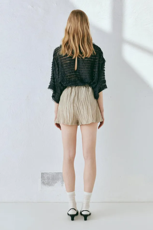 VRG GRL Sets The Sea and I Shorts Taupe 8211 Women VRG GRL Sets The Sea and I Shorts Taupe 8211 Women
