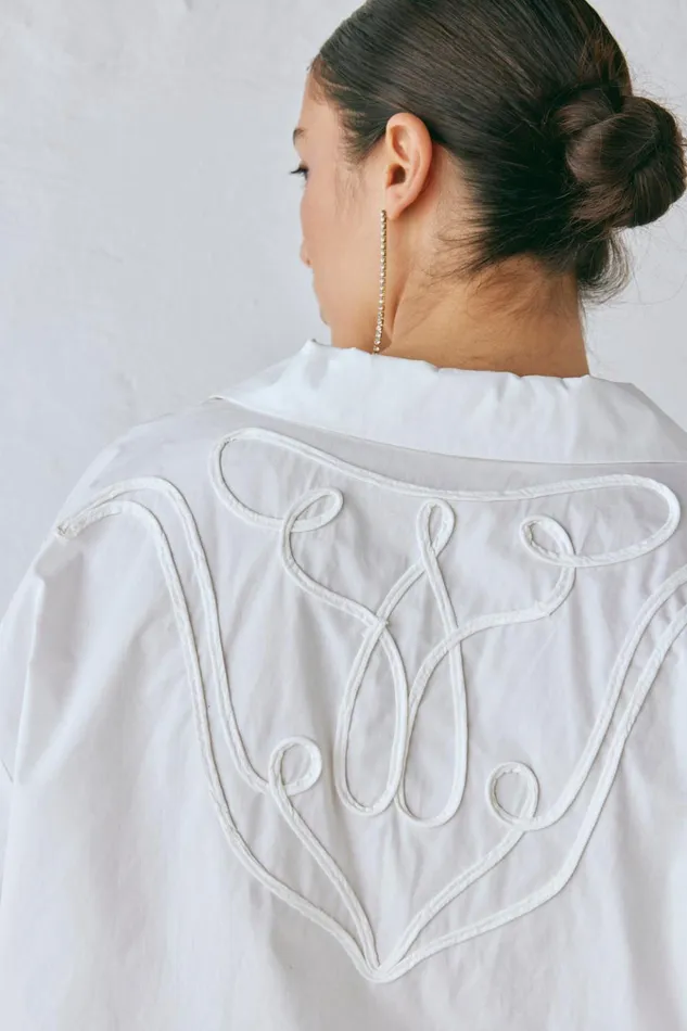 VRG GRL Short Sleeve Cecile Shirt White 8211 Women VRG GRL Short Sleeve Cecile Shirt White 8211 Women