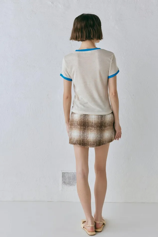 VRG GRL Short Sleeve Lane Tee Oatmeal 8211 Women VRG GRL Short Sleeve Lane Tee Oatmeal 8211 Women