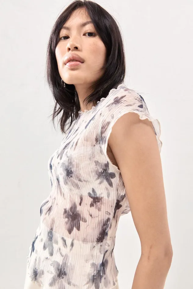 VRG GRL Short Sleeve Retrofuture Top Charcoal 8211 Women
