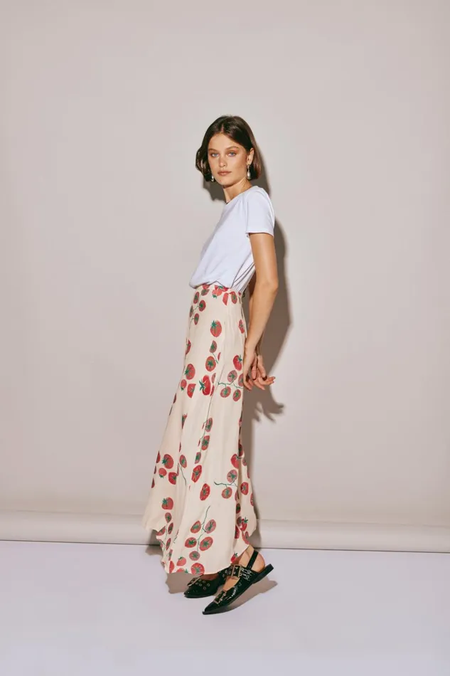 VRG GRL Skirts Brie Midi Skirt Roma 8211 Women VRG GRL Skirts Brie Midi Skirt Roma 8211 Women