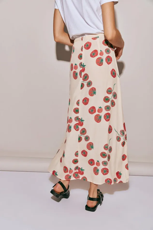 VRG GRL Skirts Brie Midi Skirt Roma 8211 Women VRG GRL Skirts Brie Midi Skirt Roma 8211 Women