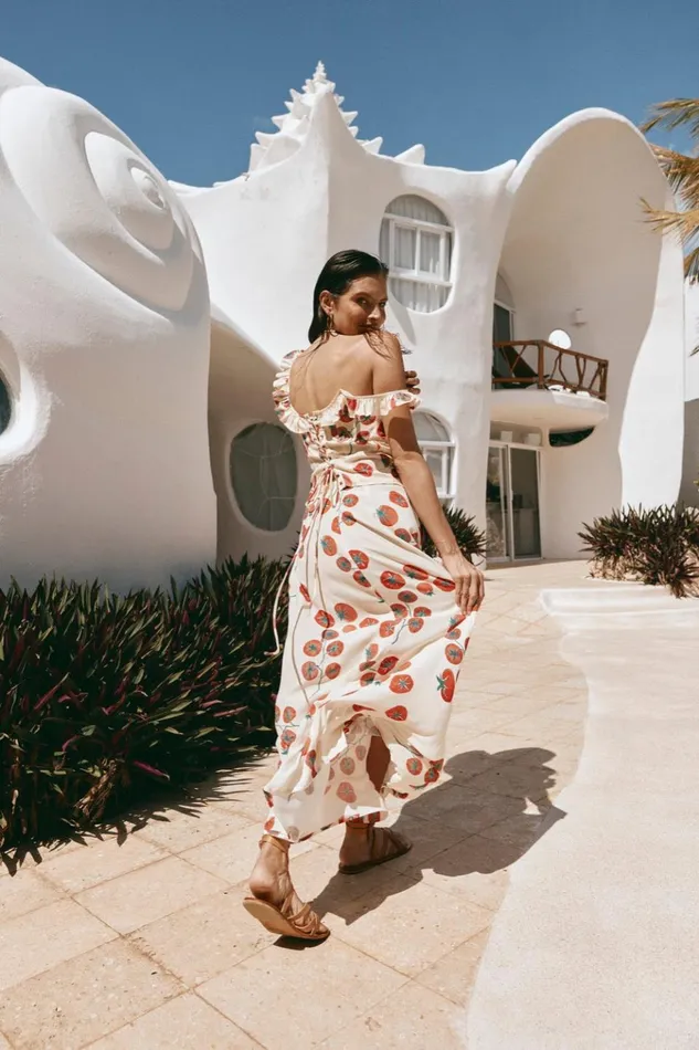 VRG GRL Skirts Brie Midi Skirt Roma 8211 Women VRG GRL Skirts Brie Midi Skirt Roma 8211 Women