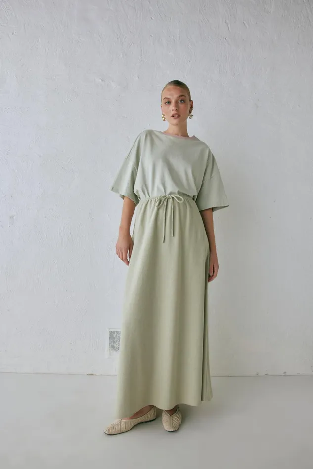 VRG GRL Skirts Etta Maxi Skirt Sage 8211 Women VRG GRL Skirts Etta Maxi Skirt Sage 8211 Women