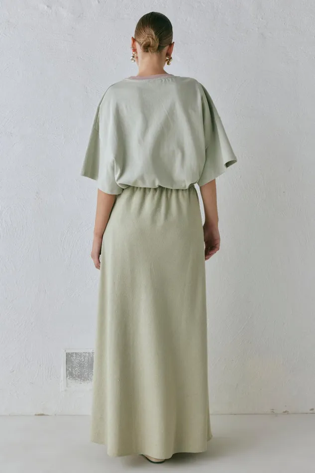 VRG GRL Skirts Etta Maxi Skirt Sage 8211 Women VRG GRL Skirts Etta Maxi Skirt Sage 8211 Women