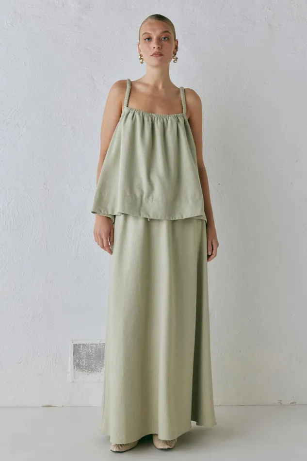 VRG GRL Sleeveless Etta Top Sage 8211 Women VRG GRL Sleeveless Etta Top Sage 8211 Women