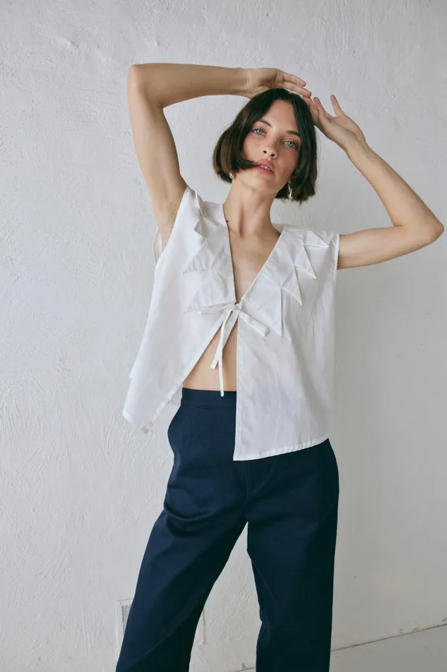 VRG GRL Sleeveless Zella Top White 8211 Women