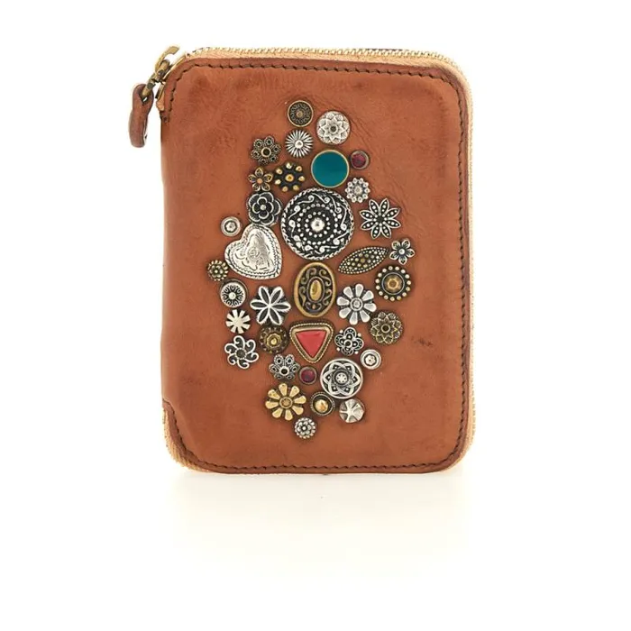 Wallets And Small Leather Accessories Women Campomaggi Bella Di Notte Cognac