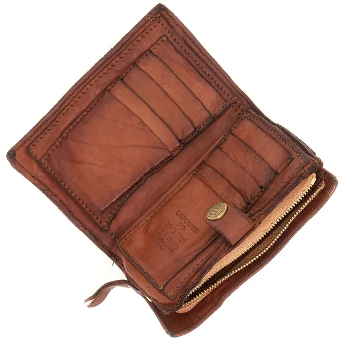 Wallets And Small Leather Accessories Women Campomaggi Classic Cognac Wallets And Small Leather Accessories Women Campomaggi Classic Cognac