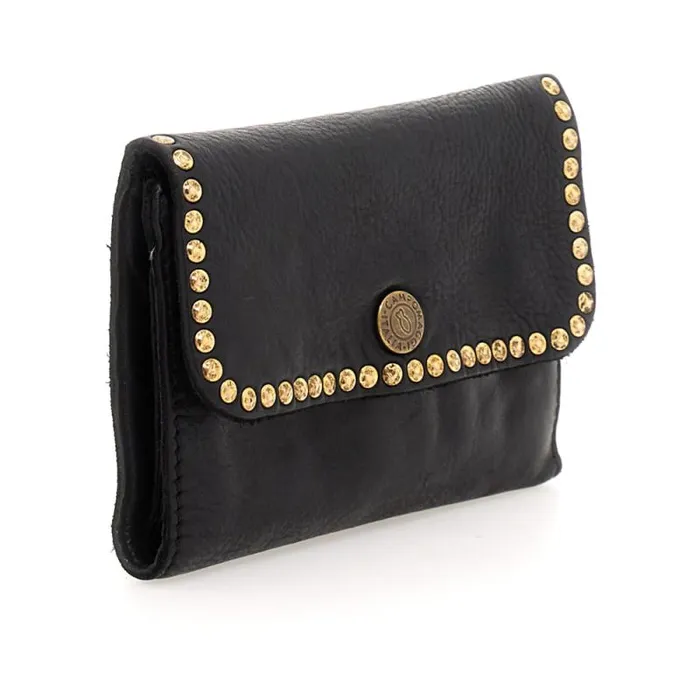 Wallets And Small Leather Accessories Women Campomaggi Kura Black Wallets And Small Leather Accessories Women Campomaggi Kura Black