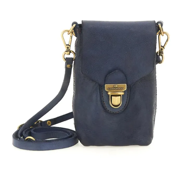 Wallets And Small Leather Accessories Women Campomaggi Morganite Blue