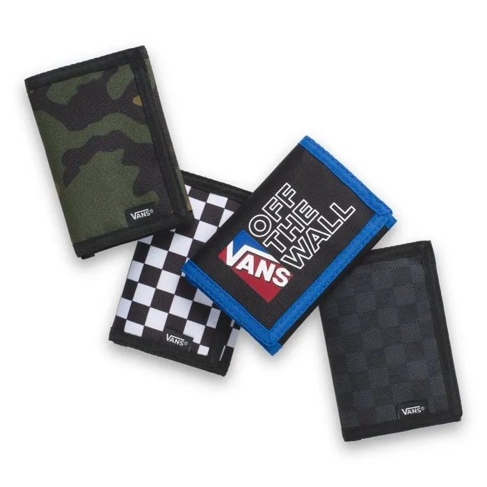 Wallets Men Vans Slipped Wallet Blackcharcoal Wallets Men Vans Slipped Wallet Blackcharcoal