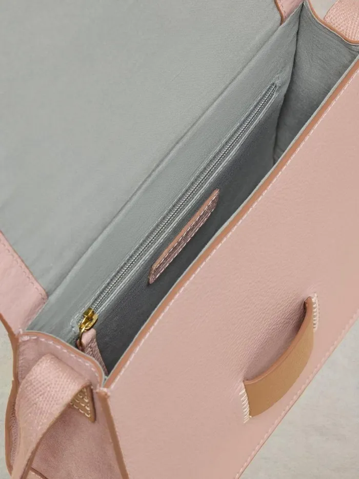 White Stuff BAGS and PURSES Evie Leather Satchel Light Pink 8211 Women White Stuff BAGS and PURSES Evie Leather Satchel Light Pink 8211 Women
