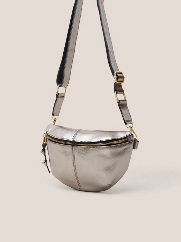 White Stuff BAGS and PURSES Sebby Mini Leather Sling Bag Gold Tone Metallic 8211 Women White Stuff BAGS and PURSES Sebby Mini Leather Sling Bag Gold Tone Metallic 8211 Women