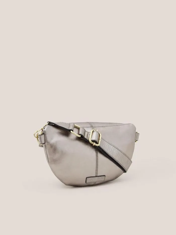 White Stuff BAGS and PURSES Sebby Mini Leather Sling Bag Gold Tone Metallic 8211 Women White Stuff BAGS and PURSES Sebby Mini Leather Sling Bag Gold Tone Metallic 8211 Women