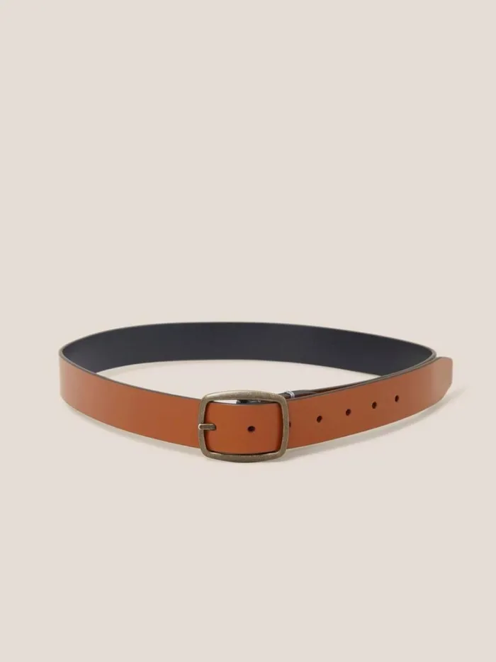 White Stuff BELTS Reversible Leather Belt Tan Multi 8211 Men White Stuff BELTS Reversible Leather Belt Tan Multi 8211 Men