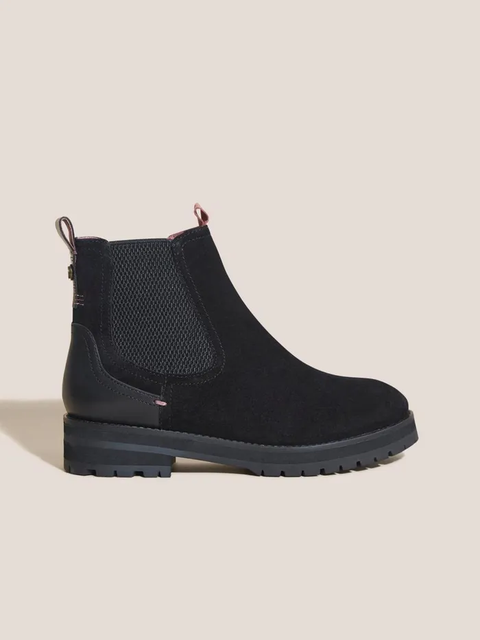 White Stuff BOOTS Esme Chunky Leather Chelsea Boot Pure Black 8211 Women White Stuff BOOTS Esme Chunky Leather Chelsea Boot Pure Black 8211 Women