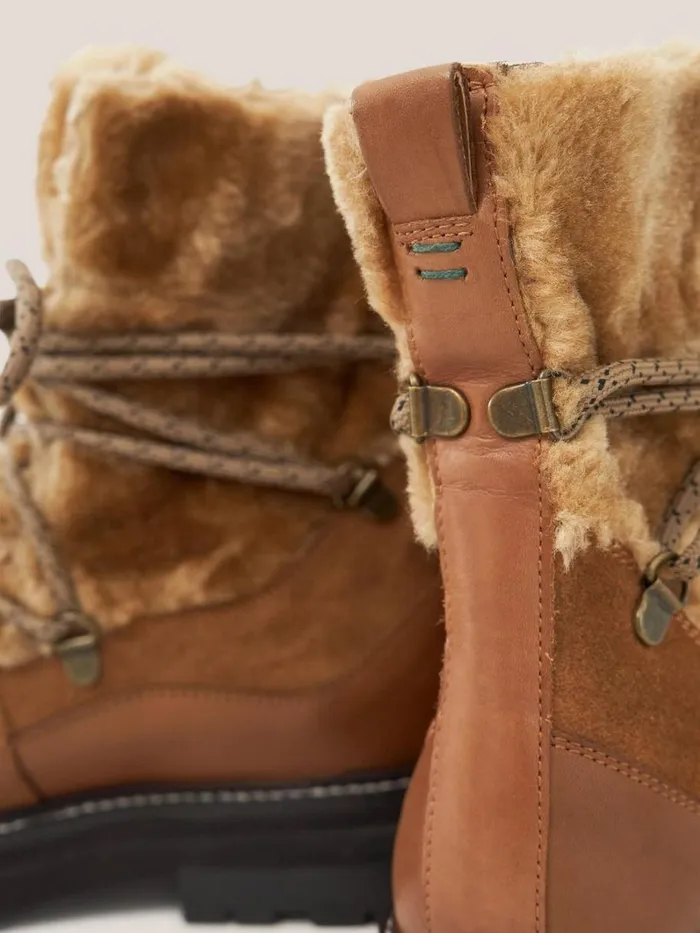 White Stuff BOOTS Hailey Lace Up Hiker Boot Mid Tan 8211 Women White Stuff BOOTS Hailey Lace Up Hiker Boot Mid Tan 8211 Women
