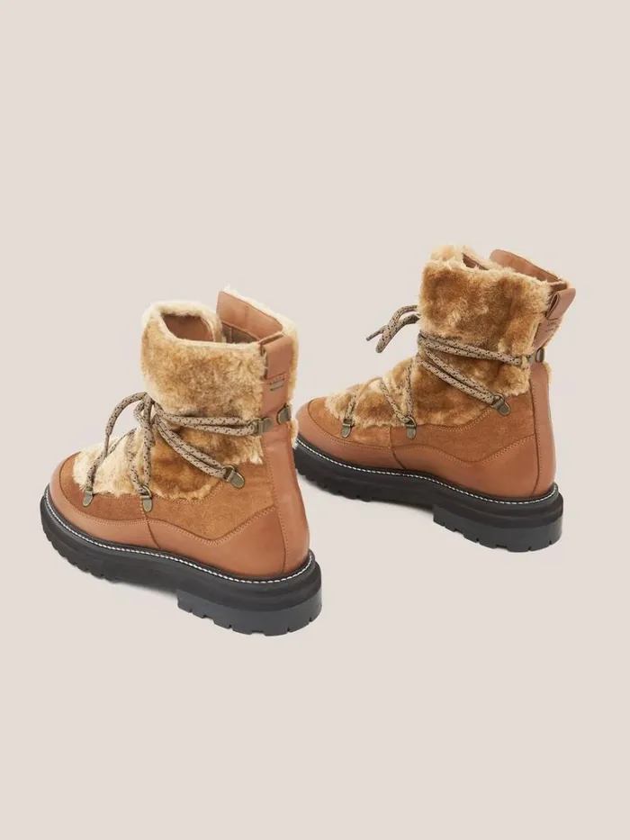 White Stuff BOOTS Hailey Lace Up Hiker Boot Mid Tan 8211 Women White Stuff BOOTS Hailey Lace Up Hiker Boot Mid Tan 8211 Women