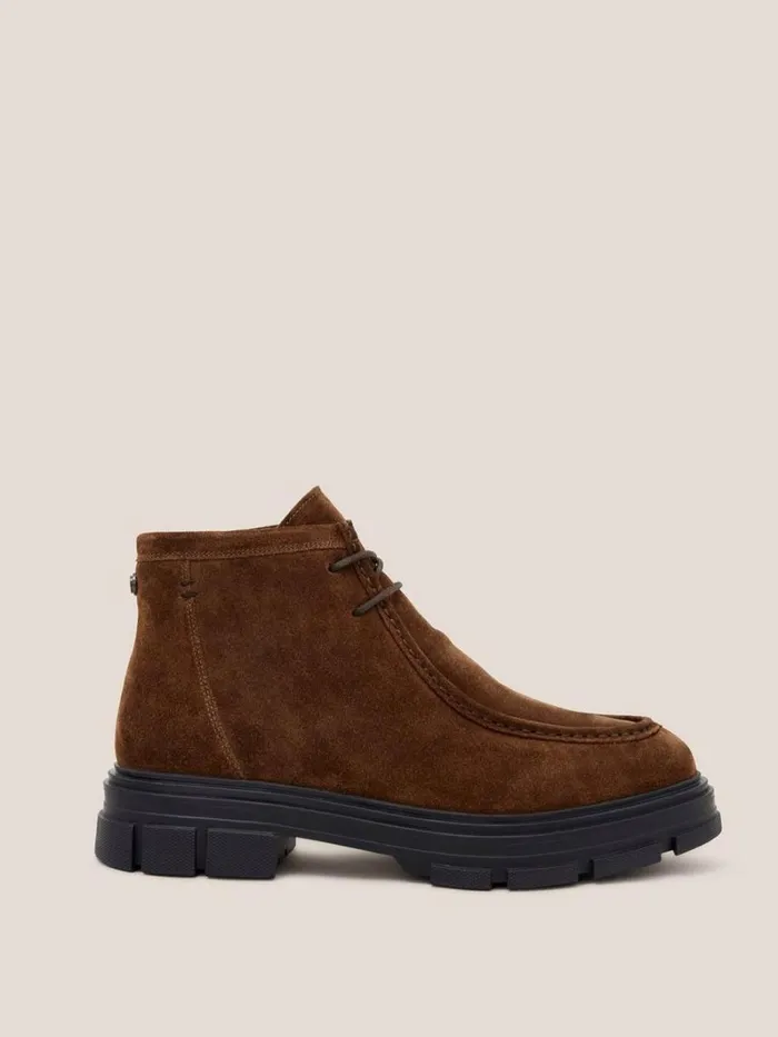 White Stuff BOOTS Suede Wallaby Boot Dark Brown 8211 Men White Stuff BOOTS Suede Wallaby Boot Dark Brown 8211 Men