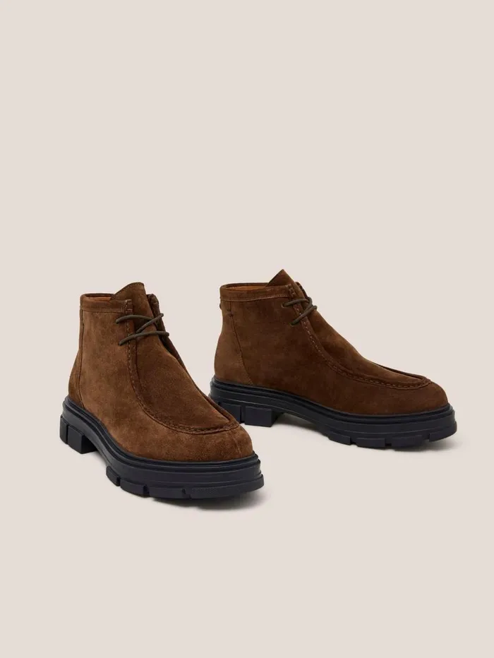White Stuff BOOTS Suede Wallaby Boot Dark Brown 8211 Men White Stuff BOOTS Suede Wallaby Boot Dark Brown 8211 Men